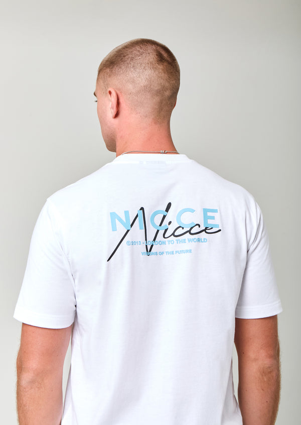 nicce NICCE Mens World Essentials T-Shirt White