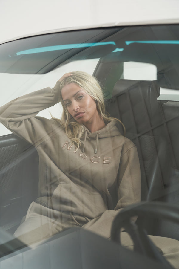 Nicce NICCE Womens Ersa Hoodie Taupe Zeal