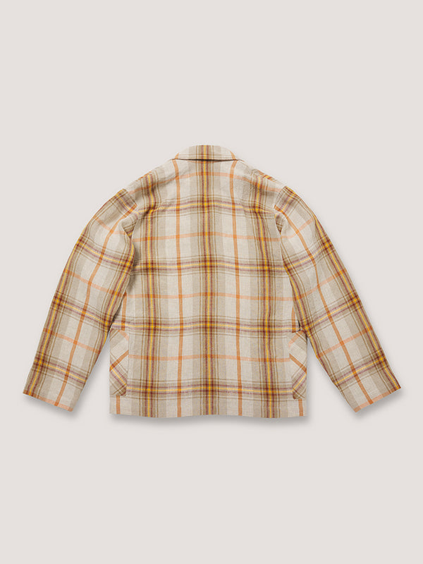 Nicholas Daley 3 POCKET COLLARED CARDIGAN - ND SUMMER TARTAN