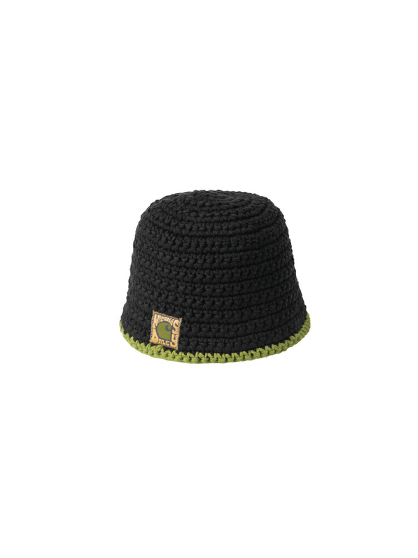 nicholas daley CARHARTT WIP X NICHOLAS DALEY KNITTED HAT - ND BLACK / BLACK / CEDAR GREEN