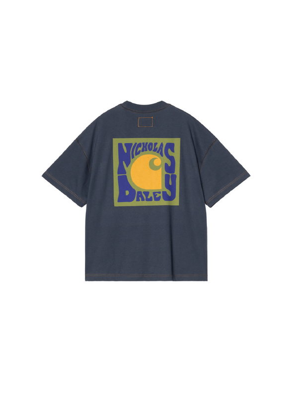 Nicholas Daley CARHARTT WIP X NICHOLAS DALEY LOGO T-SHIRT - ND BLACK IRIS