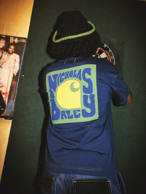 Nicholas Daley CARHARTT WIP X NICHOLAS DALEY LOGO T-SHIRT - ND BLACK IRIS