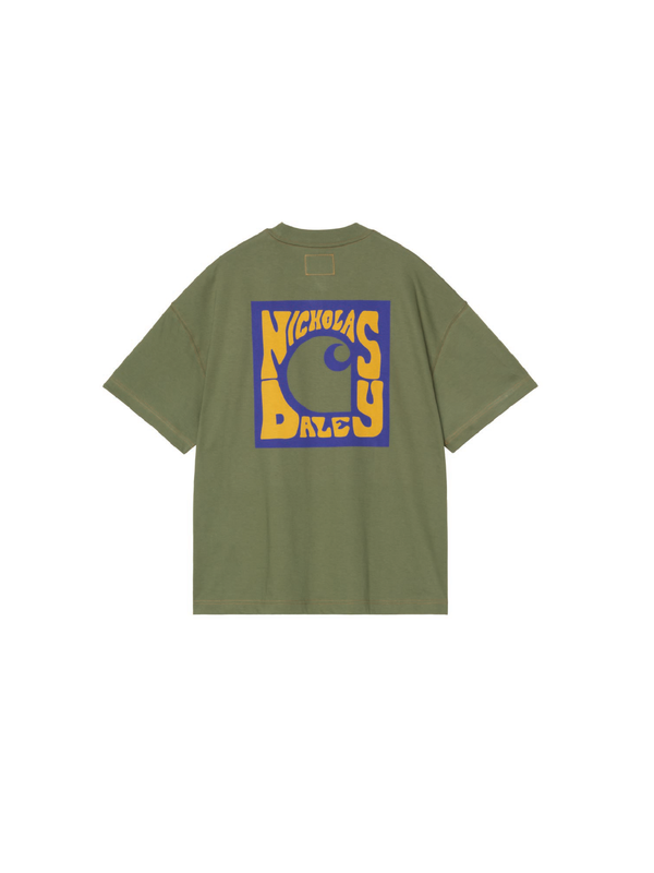 Nicholas Daley CARHARTT WIP X NICHOLAS DALEY LOGO T-SHIRT - ND CYPRESS