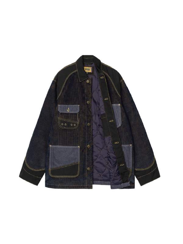 Nicholas Daley CARHARTT WIP X NICHOLAS DALEY OG CHORE COAT - ND DARK NAVY / MUSTARD