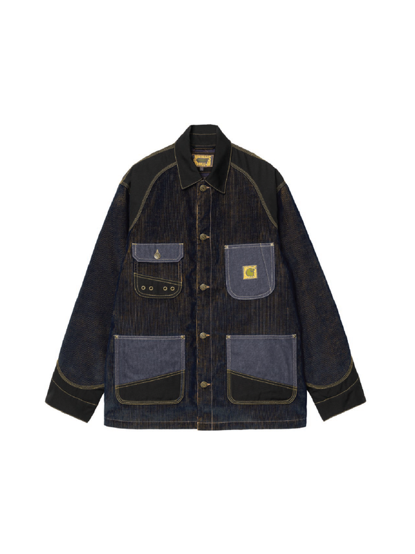 nicholas daley CARHARTT WIP X NICHOLAS DALEY OG CHORE COAT - ND DARK NAVY / MUSTARD