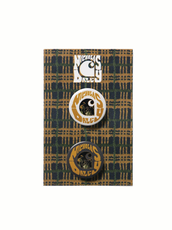 Nicholas Daley CARHARTT WIP X NICHOLAS DALEY PIN BADGES SET - MULTICOLOUR