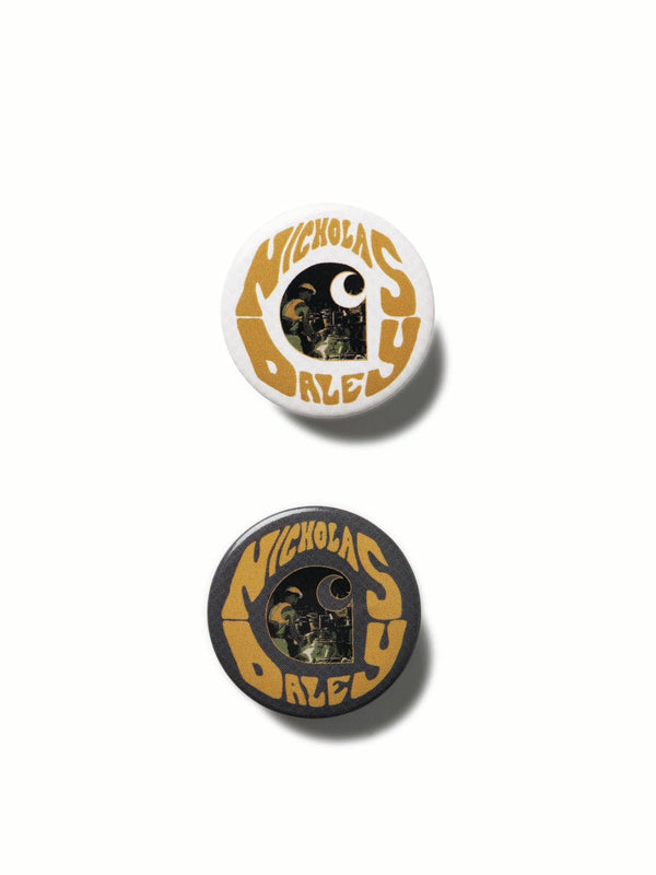 nicholas daley CARHARTT WIP X NICHOLAS DALEY PIN BADGES SET - MULTICOLOUR