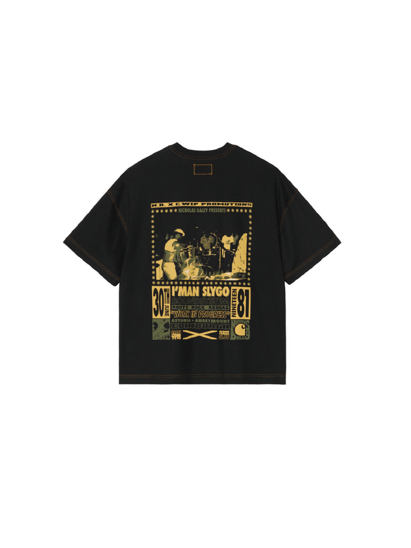 Nicholas Daley CARHARTT WIP X NICHOLAS DALEY POSTER T-SHIRT - ND BLACK