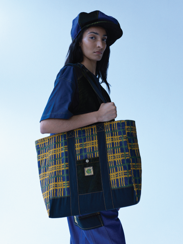 Nicholas Daley CARHARTT WIP X NICHOLAS DALEY RECORD BAG - ND TARTAN PRINT