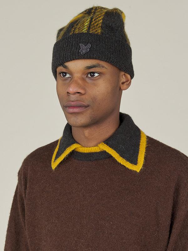 Nicholas Daley LYLE & SCOTT X NICHOLAS DALEY - KNITTED TARTAN BEANIE