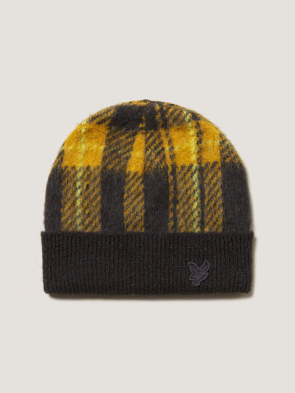 nicholas daley LYLE & SCOTT X NICHOLAS DALEY - KNITTED TARTAN BEANIE