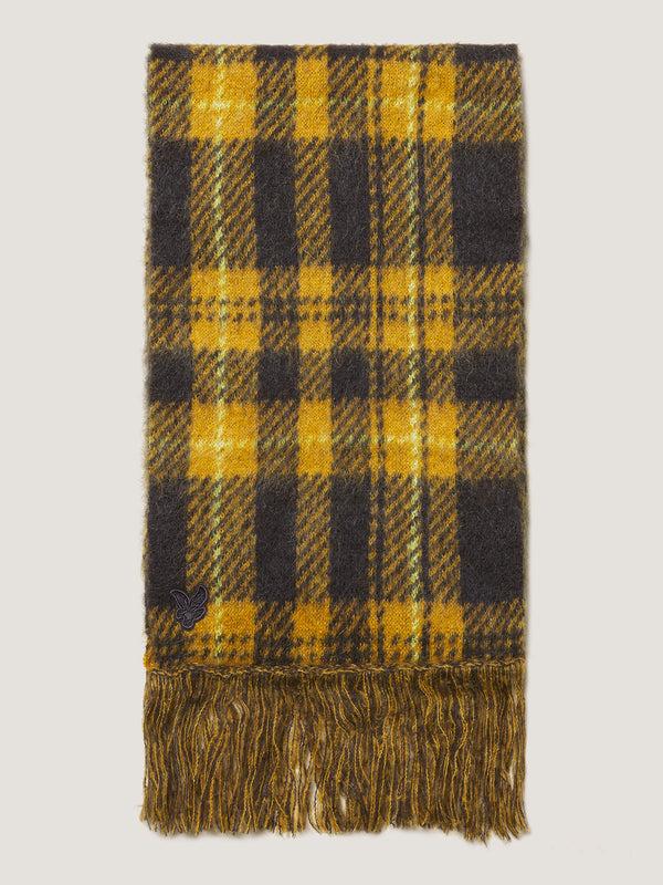 nicholas daley LYLE & SCOTT X NICHOLAS DALEY - KNITTED TARTAN SCARF