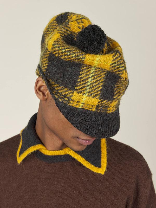 Nicholas Daley LYLE & SCOTT X NICHOLAS DALEY - KNITTED TARTAN TAM