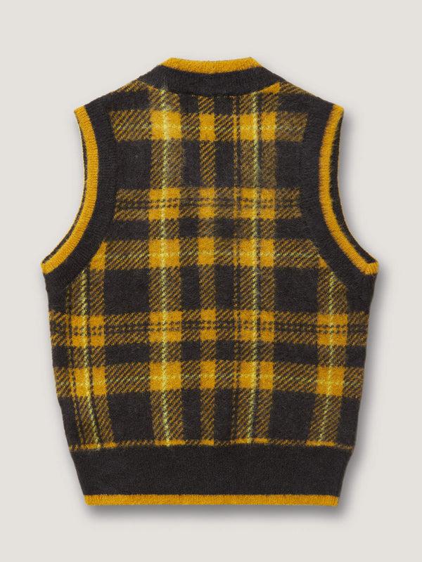 Nicholas Daley LYLE & SCOTT X NICHOLAS DALEY - KNITTED TARTAN VEST