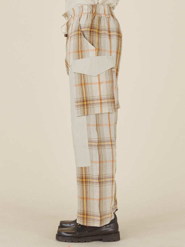 Nicholas Daley CARGO PANT - ND SUMMER TARTAN