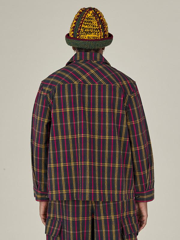 Nicholas Daley FIELD SHIRT - BRUSHED MADRAS CHECK