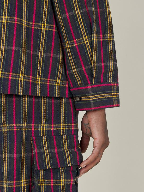 Nicholas Daley FIELD SHIRT - BRUSHED MADRAS CHECK