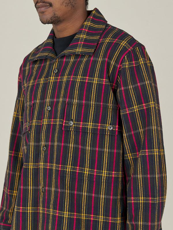 Nicholas Daley FIELD SHIRT - BRUSHED MADRAS CHECK