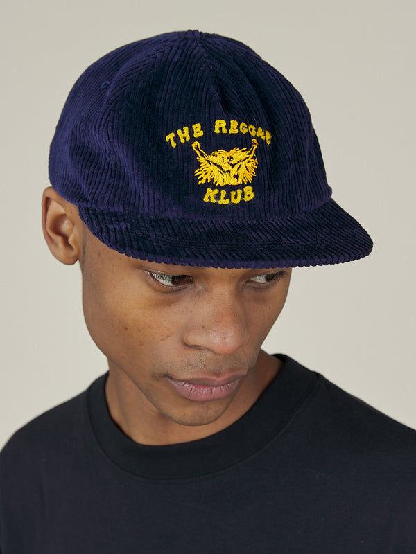 Nicholas Daley REGGAE KLUB CAP - NAVY CORDUROY