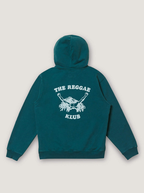 Nicholas Daley REGGAE KLUB HOODIE - BOTTLE GREEN