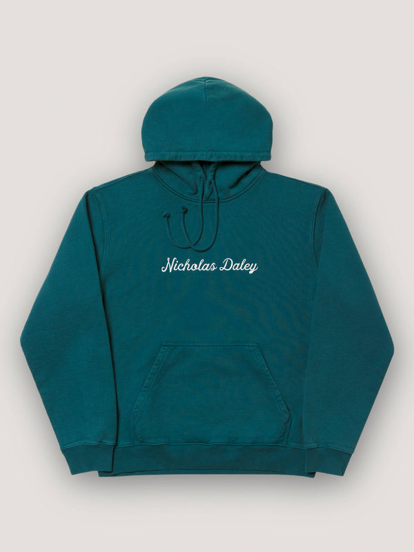 nicholas daley REGGAE KLUB HOODIE - BOTTLE GREEN
