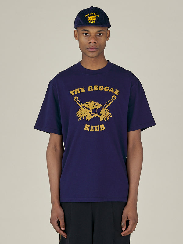 nicholas daley REGGAE KLUB TEE - MIDNIGHT