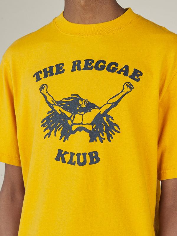 nicholas Daley REGGAE KLUB TEE - MUSTARD