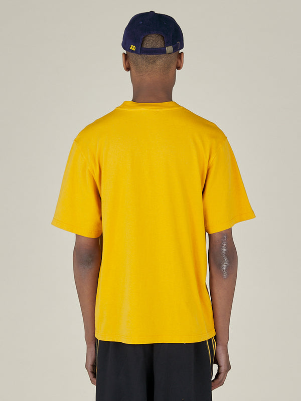 nicholas Daley REGGAE KLUB TEE - MUSTARD
