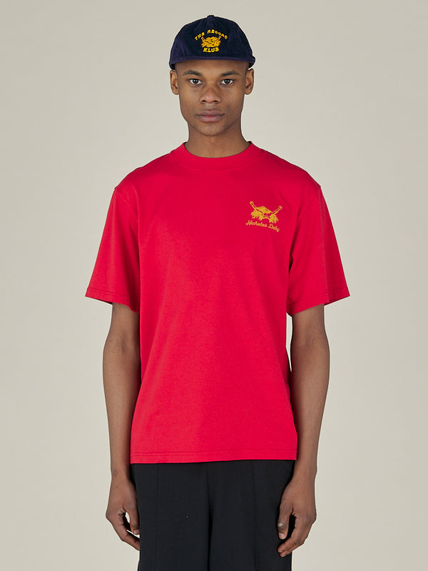 nicholas daley ROOTS ROCK REGGAE TEE - RED