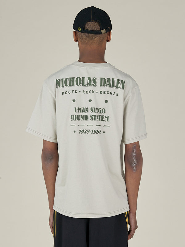 Nicholas Daley ROOTS ROCK REGGAE TEE - SILVER