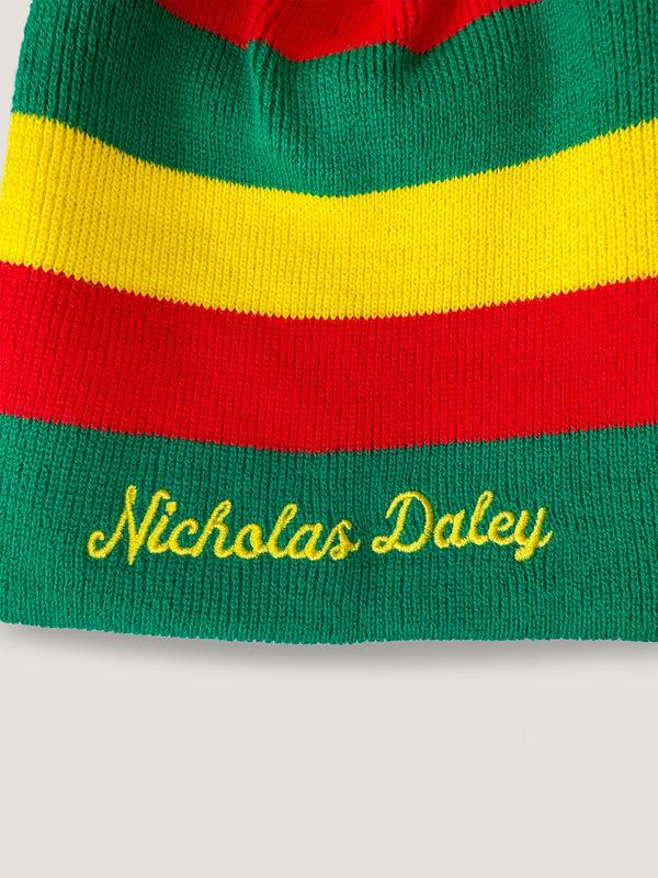 Nicholas Daley Striped Beanie