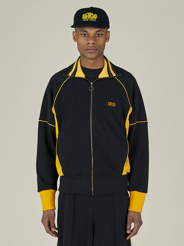 nicholas daley TRACK TOP - BLACK