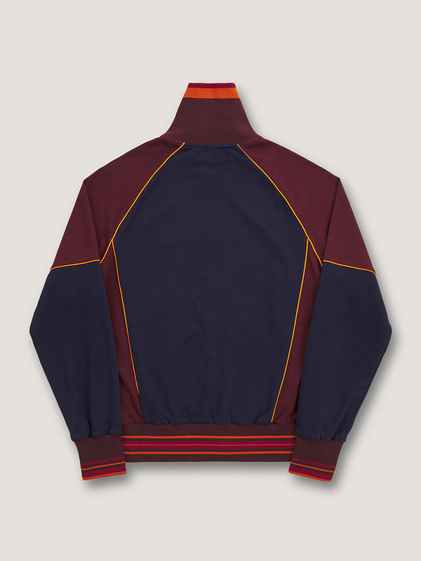 Nicholas Daley TRACK TOP - NAVY / BURGUNDY