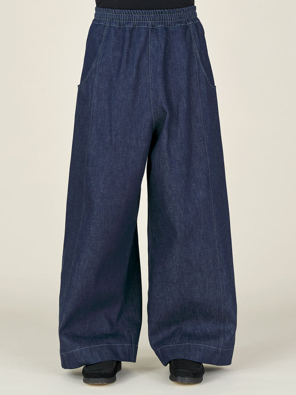 Nicholas Daley WIDE LEG TROUSER - INDIGO DENIM