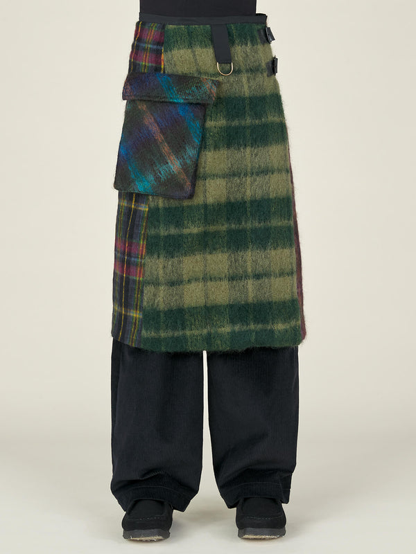nicholas daley WRAP KILT - COMBO TARTAN