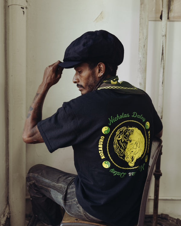 Nicholas Daley NICHOLAS DALEY X KOZABURO X NEPENTHES NEW YORK - YING YANG TEE