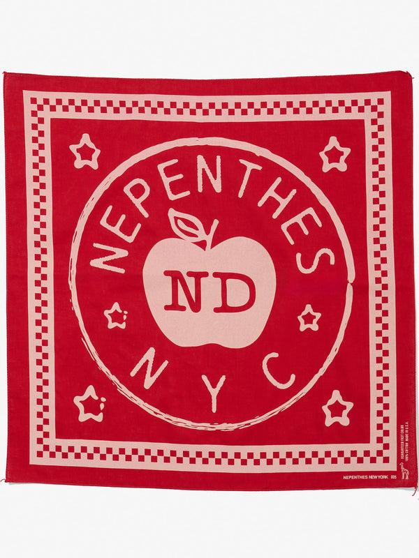 nicholas daley NICHOLAS DALEY X NEPENTHES NEW YORK - APPLE BANDANA