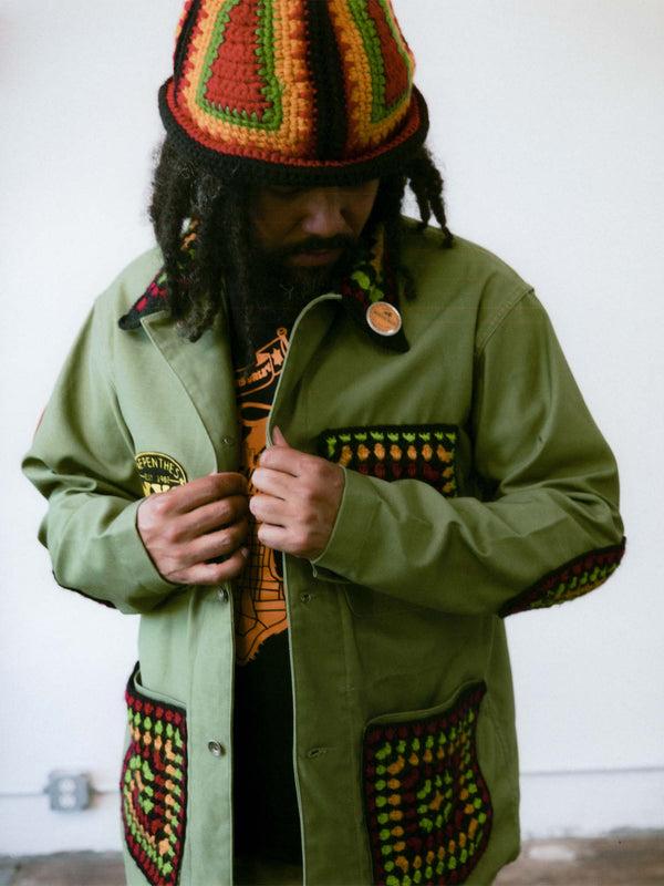 Nicholas Daley NICHOLAS DALEY X NEPENTHES NEW YORK - HAND KNITTED BUCKET HAT