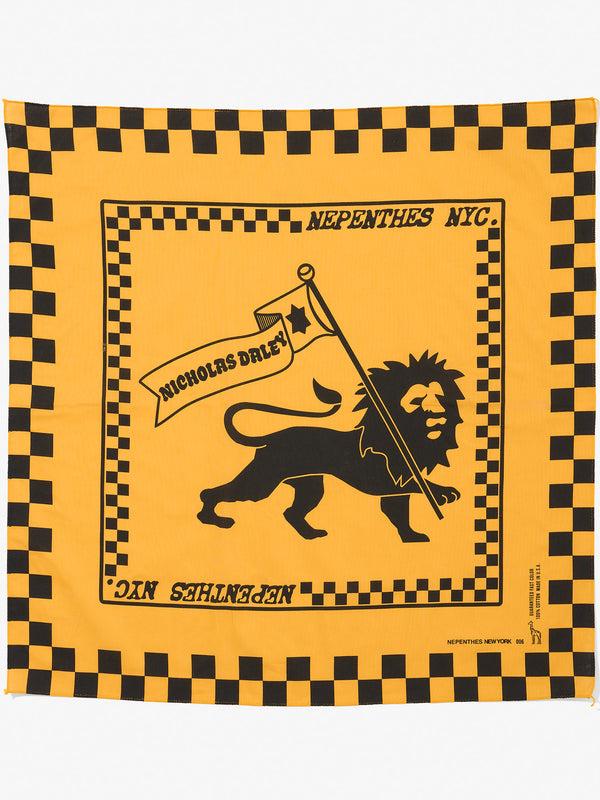nicholas daley NICHOLAS DALEY X NEPENTHES NEW YORK - LION BANDANA