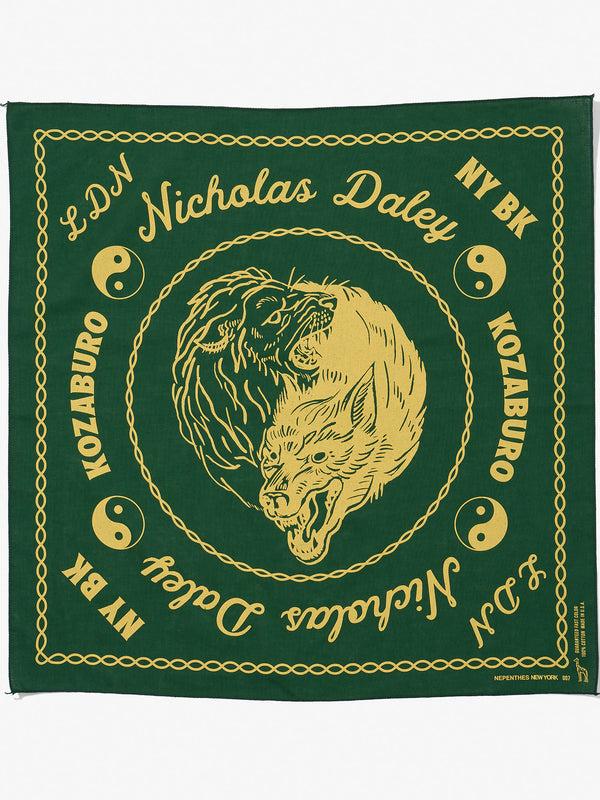 nicholas daley NICHOLAS DALEY X NEPENTHES NEW YORK - YING YANG BANDANA