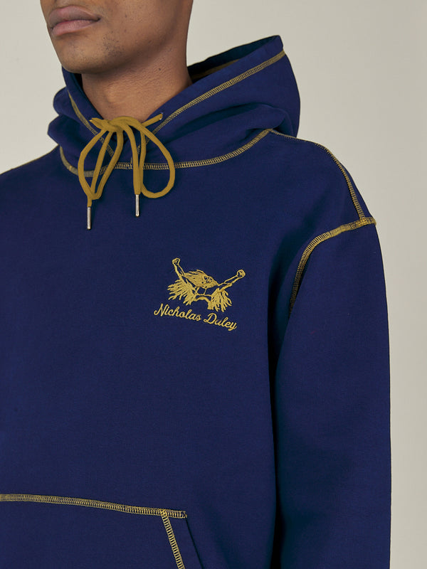 Nicholas Daley ROOTS ROCK REGGAE KLUB HOODIE - MIDNIGHT