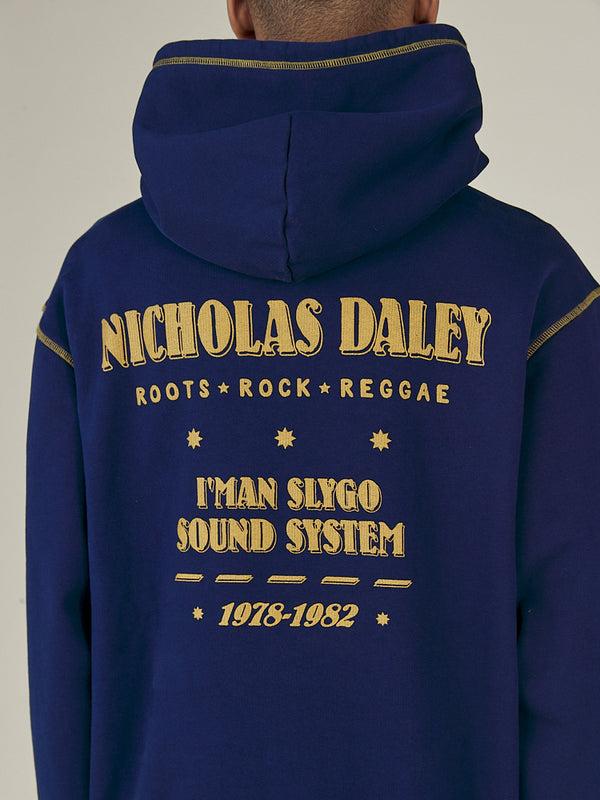 Nicholas Daley ROOTS ROCK REGGAE KLUB HOODIE - MIDNIGHT