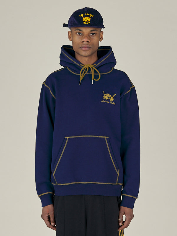 nicholas daley ROOTS ROCK REGGAE KLUB HOODIE - MIDNIGHT