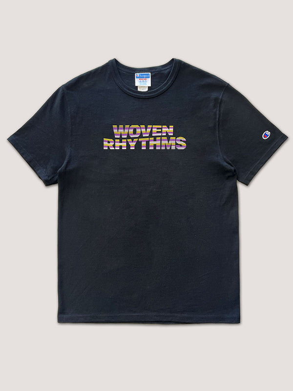 nicholas daley WOVEN RHYTHMS x GALA FESTIVAL T-SHIRT - BLACK