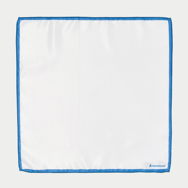 Nick Graham Basketweave Solid Tie & Satin Solid Pocket Square Set