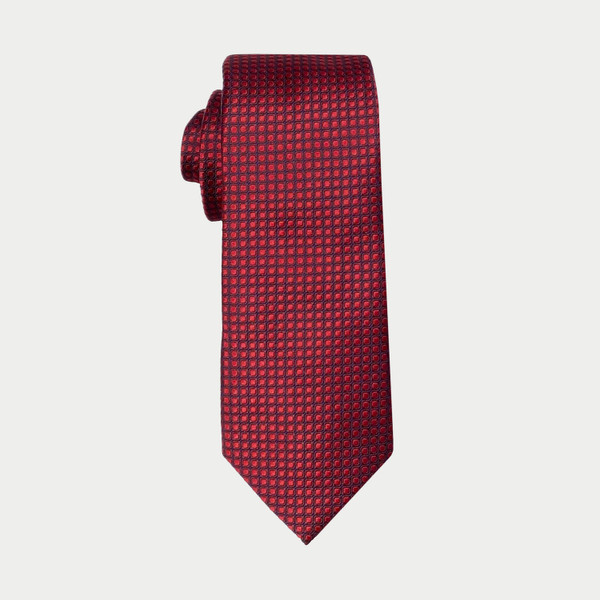 Nick Graham Graph Grid Tie & Octicircle Dots Pocket Round Set