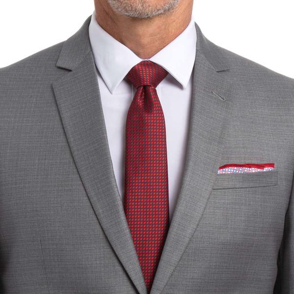 nick graham Graph Grid Tie & Octicircle Dots Pocket Round Set