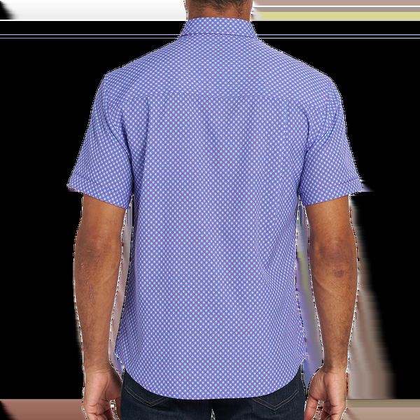 Nick Graham Circle Dots Short Sleeve Sport Shirt