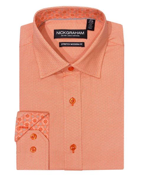 Nick Graham Kaleidoscope Star Dress Shirt
