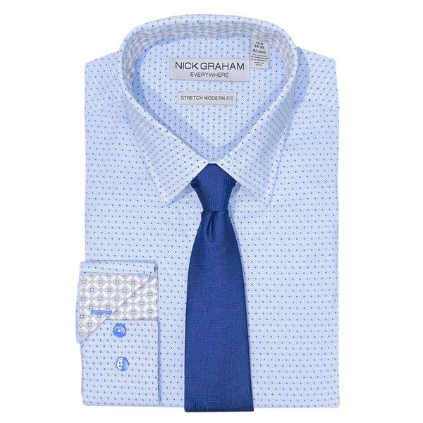 Nick Graham Maze Dot Tie Set